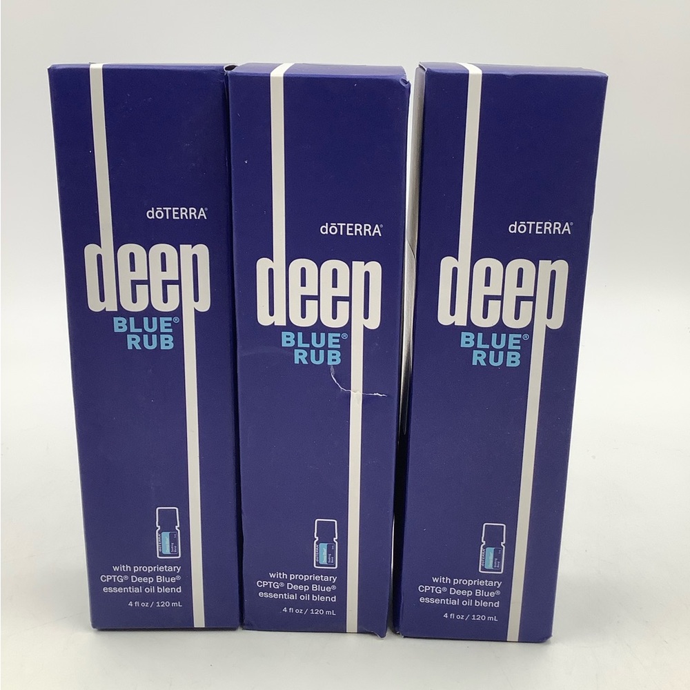 Deep Blue Rub Cream Doterra - 4 oz - Brand - 3 Packs